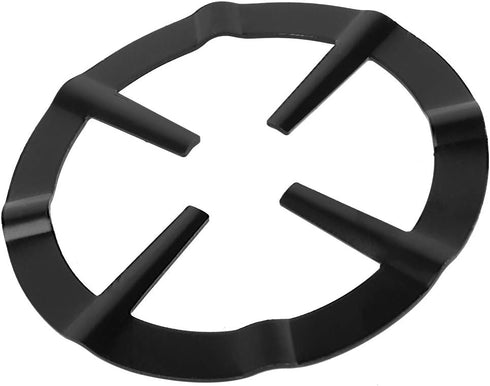 Haofy Stainless Iron Stove Support Rack, Cast Iron Wok Support, Black Coffee Pot Shelf Round Milk Pot Rack Gas Range Grate Support Stand Kitchen...