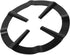 Gas Reducer, Gas Stove Grates Stainless Iron Pot Holder Stand Wok Adapter for Espresso Maker, 5.2 x 5.2 x 0.1in Black...