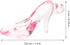 72Pcs Mini Doll Shoes Crystal High Heel Shoe Doll House Princess Decorations (Pink)...