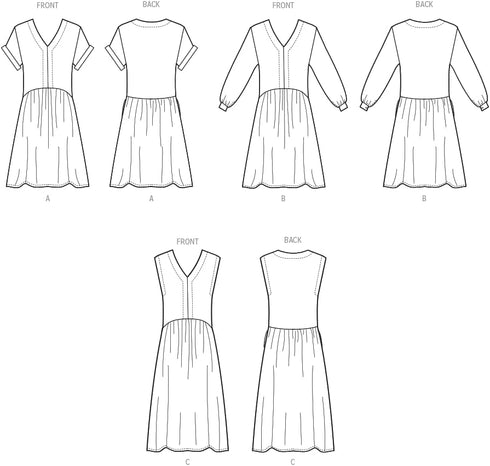 McCall's Easy to Make Misses' Sun Dresses Sewing Pattern Packet, Design Code M8281, Sizes XS-S-M-L-XL-XXL, Multicolor...