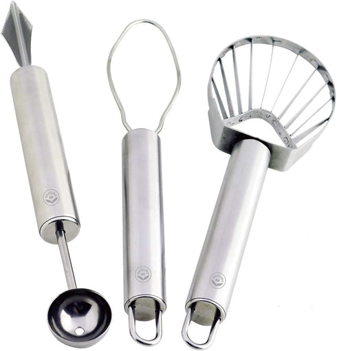 NewlineNY Stainless Steel Kitchen Tools: Fruit Helper 3 Pcs...