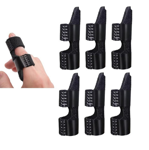 6Pcs Finger Splints, Finger Support Brace Finger Stabilizer for Broken Fingers Straightening Arthritis Relief, Pain Relief...
