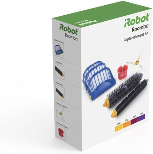iRobot Authentic Replacement Parts - Replenishment Kit Compatible with all Roomba 600 series, 614, 675, 692, 694...