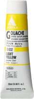 Holbein Acryla Gouache Artists Acrylic Polymer Emulsion, 20ml Light Yellow (D032)......