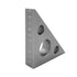Right Angle Ruler, 45 n 90 Degree Small Aluminum Alloy Triangle Ruler with Both Imperial and Metric Scales Machinist Carpenter's Square Measuring ...