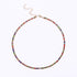 BVGA Dainty Gold Choker Necklace Colorful Heart Gemstone Choker Necklace Gold Plated Snake Chain Necklace Choker Necklaces Set for Women Girl Gift...