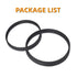 Replacement Belt Set for Bissell ProHeat 2X Revolution Pet Carpet Cleaner Model 1548 1551 1551W 1550 Series, Replace Parts 1606419 and 1606418...