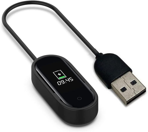 USB Charging Cable Charger Fitness Sport Tracker for Xiaomi Mi Band 4 Black...