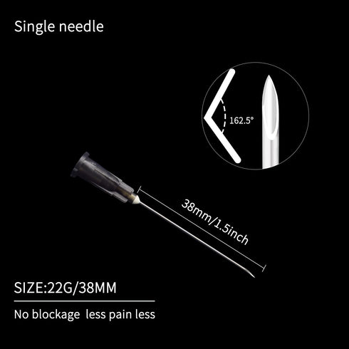 100 Pack 22 Gauge 1.5in Lab Accessories,Individually Sealed Supplies...