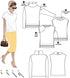 Style Arc Sewing Pattern - Esme Designer Knit Top (Sizes 04-16)...
