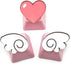 Personalized Cute Pink Keycaps,Love Heart and Wings Keycaps,Compatible with Cherry MX Switches Mechanical Keyboard (3 Keys OEM R4 Profile)...