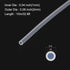 10m(33ft) 1mm(0.04") ID x 2mm(0.08") OD Silicone Tubing Clear Industrial Plastic Tubing Pure Silicone Hoses for Pump Siphoning Draining Irrigation...