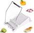 Qaxlry Slicer, Multipurpose Luncheon Meat Slicer with Stainless Steel Wire Cuts 11 Slicers for Banana, Egg, Cheese, Soft Food and Ham...