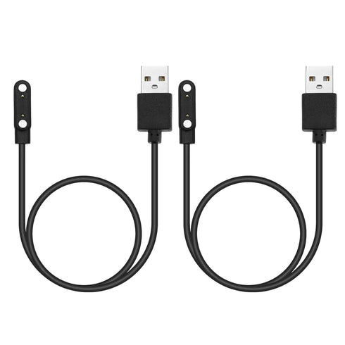 2PCS USB Charging Cable Compatible with XPLORA XGO2 Replacement Charger Dock Cradle Adapter Smartwatch Accessories 60cm Length Black...