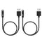 2PCS USB Charging Cable Compatible with XPLORA XGO2 Replacement Charger Dock Cradle Adapter Smartwatch Accessories 60cm Length Black...