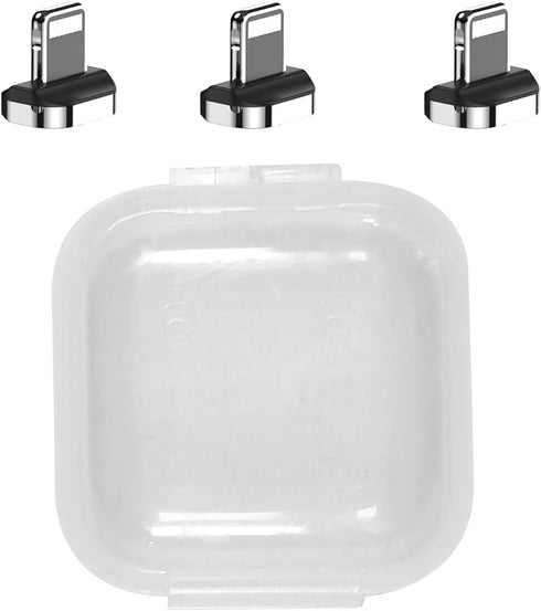 M-02 Replaceable Charging Tips, Portable Charger Magnetic Plug, USB C/Micro USB/8 Pins for iPhone 14/13/12/11 pro/Mini, Samsung Galaxy, Moto Z3/2,...