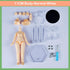 1/12 Scale BJD Doll Body 9.6cm/11cm YMY2 Body Action Figures Replacement Body Doll Accessories (Normal White,11cm)...