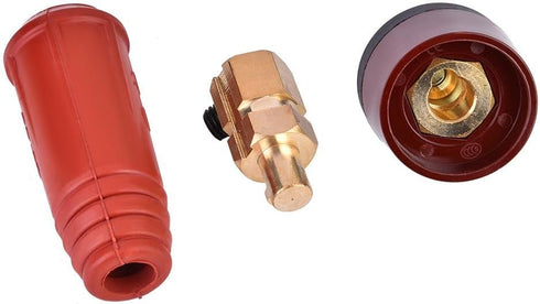 Welding Welding Cable Joint Quick Connector DKJ Series European Style Welding Cable Quick Connector Male Plug and Panel Socket Quick Fitting Adapt...
