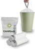 4 Gallon Trash Bags, High Density Polyethylene (HDPE) White 60 Count Extra Thick No Leaking...