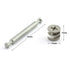 4Set Furniture Hardware Double End Head Rod Connection Cam Fittings Furniture Board Panel Connection Accessories 64mm...