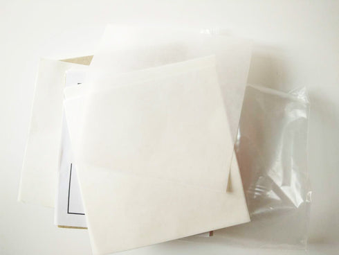 Weighing Paper Sheet, Non-Absorbing, High-Gloss (Pack of 1000) (90mm x 90mm)...