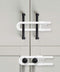 Sliding Cabinet Locks for Child Safety | Baby Proof Your Kitchen, Bathroom, and Storage Doors | Childproof Safety Locks for Knobs and Handles | Ea...