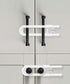 Sliding Cabinet Locks for Child Safety | Baby Proof Your Kitchen, Bathroom, and Storage Doors | Childproof Safety Locks for Knobs and Handles | Ea...