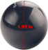 DEWHEL Round Ball Billet M12x1.25 5 Speed Short Throw Shifter Shift Knob MT Manual Gearbox Screw On Titanium...