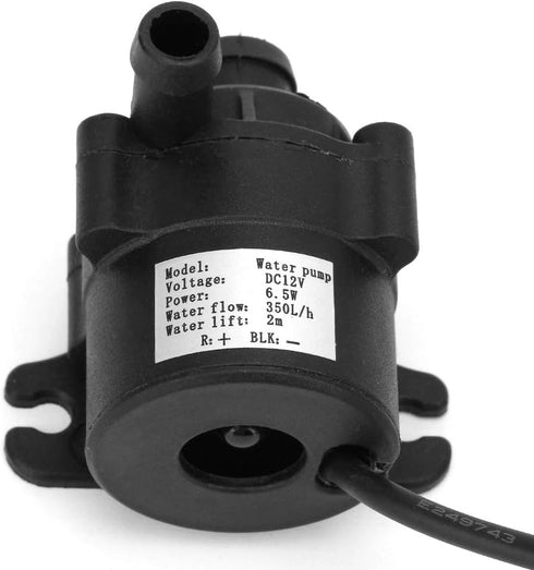 Oumefar DC 12V Brushless Water Pump Plastic Micro Submersible Pump 2 Meters Fountain pump for Fish Tank Pumping...