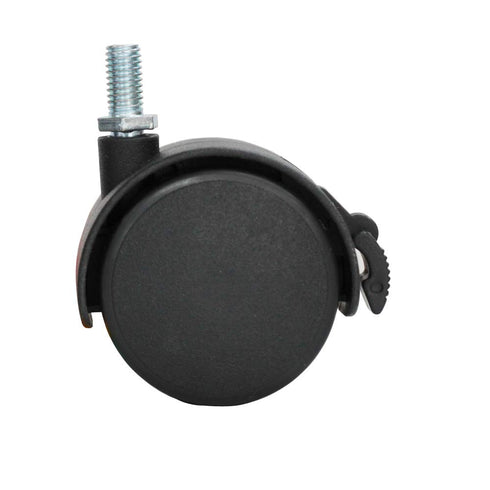 VIZ-PRO Mobile Whiteboard Caster Wheels, Black, Set of 4...