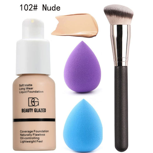 All in One Makeup Kit For Girls12 Colors Naked Eyeshadow Palette, Nude Foundation Face Primer, Makeup Brush, Makeup Sponge, Eyebrow Soap Kit Brows...