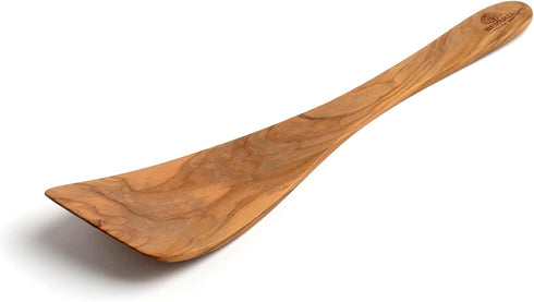Berard 66475 French Olive-Wood Handcrafted Curved Spatula, Brown...