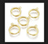 20pcs Adabele Hypoallergenic Dangle Tarnish Resistant Round Hoop Huggie Earring Hooks Earwire14mm (0.55 Inch) Long Gold Plated Brass for Earrings ...