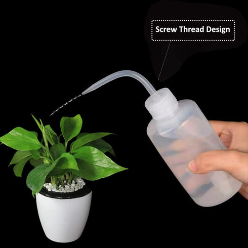 250ML 2PC Plastic Squeeze Bottle Safety Rinse Bottle Wash Bottle Squeeze Watering Can Water Squirt Irrigation Bottle Tattoo Wash Bottle 250ML Medi...