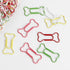 50 Pieces Paper Clips Metal Paper Clips Office Paper Clips Bone Shape Paper Clips for Bookmark Office School Notebook(Large Size, Multicolor)...