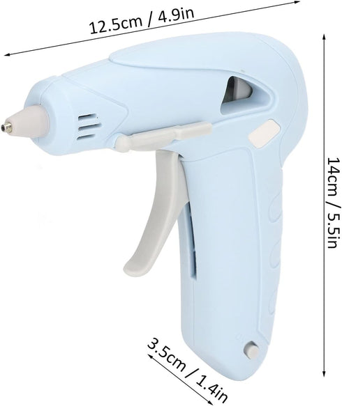 Cordless Hot Glue Gun, 10W USB Rechargeable Mini Hot Glue Gun Charger 2200mAh with Leakproof Technology for Multiple Projects...