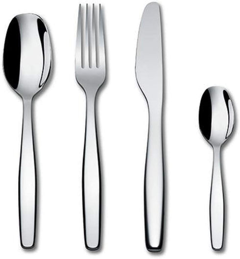 Alessi ANF06/8 Itsumo - Coffee spoon in 18/10 stainless steel. Set of 6....