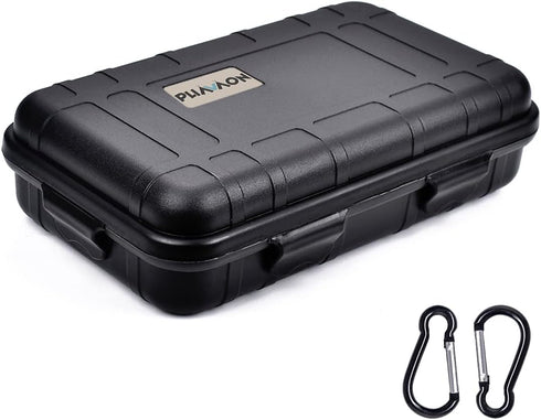 Waterproof Dry Storage Box Protective Case Outdoor Sports Survival Equipment Sealed Box with 2 U-Shape Buckle for Fishing Camping Hiking EDC Tools...