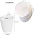 3 Pack Wall Mount Makeup Holder Organizer,Hanging Plastic Wall Storage Cup Holder for Makeup Brush,Toothbrush,Lipstick,Eyeliner,Cosmetic,Multi-Fuc...