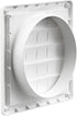 Lambro Industries, Inc.-8" White Plastic Louver Vent (Price Per Piece). Item #363W, outside dimensions are 10.875" x 10.875"....