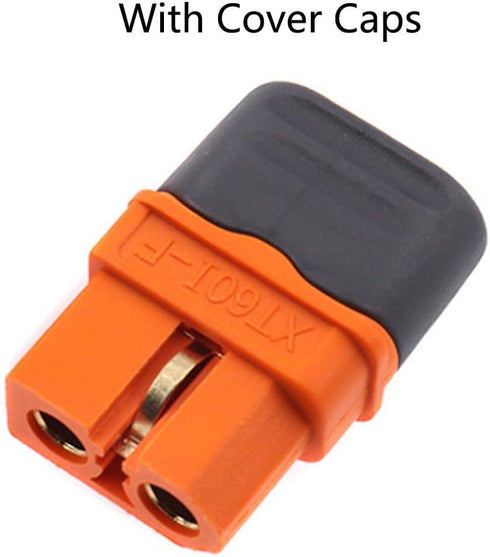 5Pcs XT60i Connector XT60I-F Plug Female with Sheath Housing for RC Lipo Battery FPV Drone Solar Batteries...