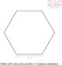 SUE DALEY DESIGNS Hexagon Template Patchwork with BUSYFINGERS EPP English Paper Piecing (1 1/2 inch)...