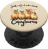 Cute Just a Girl Who Loves Capybaras Capybara lover PopSockets Standard PopGrip...