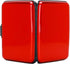 ELFISH Mini RFID Aluminum Wallet Credit Cards Holder Business Card Case Metal ID Case for Men Women (Red)...