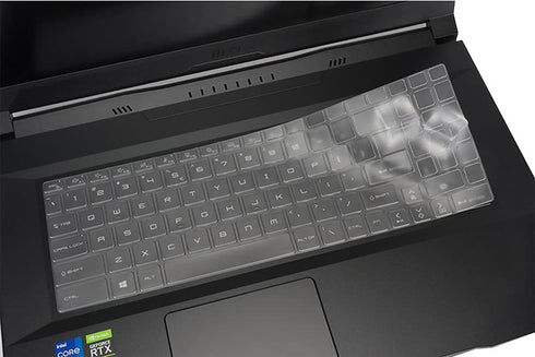 Keyboard Cover for 2023 MSI Stealth 17/16 Studio/Raider GE78HX GE68HX,MSI Katana GF66 GF76 11UE 12UE/Sword 15 17/Pulse GL66 GL76 /Crosshair 15 16 ...