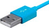 Monoprice USB Type-A to Micro Type-B Cable - Polycarbonate Connector Heads, 2.4 Amp, 22/30AWG, 6 Feet, Blue - Select Series...