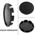 RTRHINOTUNING 63mm 2.5in Wheel Center Caps for Dodge Ram 1500 Dakota Durango 52005732, 63mm(2.48in)/57mm(2.26in) 4 Pack Black Hub Caps...