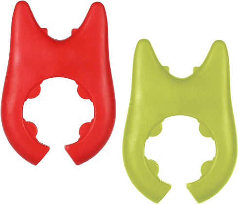 2pcs Silicone Spoon Rest for Stove Top, Stovetop Spatula Rest with Hole Silicone Spoon Holder Heat Resistant Mini Stove Top Utensil Rest Tools for...