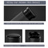 KOOMTOOM Alloy Mini Car Cup Holder Garbage Can, 300ml Dismountable Trash Bin Trash Garbage Can with Lid Leak Proof for Car Universal (Dark Gray)...