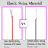 1mm Stretchy Bracelet String, Sturdy Rainbow Elastic String Elastic Cord for Jewelry Making, Necklaces, Beading and Crafts...